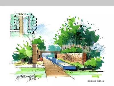 園林景觀手繪·馬克筆表現(xiàn)