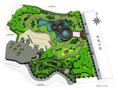 景觀彩平圖|空間|景觀設(shè)計|LHAI324- 站酷(ZCOOL)